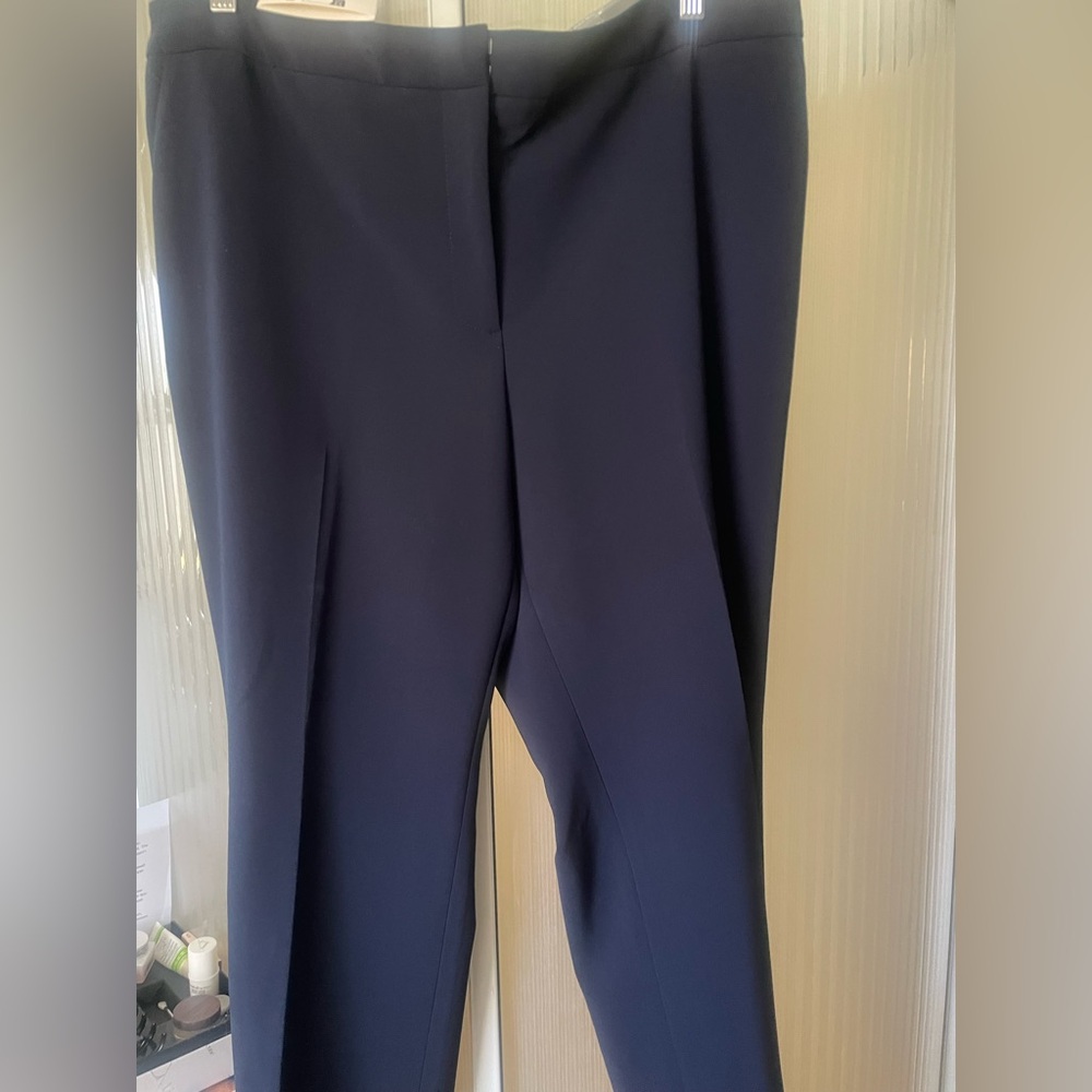 NWT Talbots 18WP lined navy dress pants